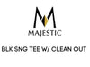 Majestic Chimney Venting Majestic BLK SNG TEE W/ CLEAN OUT