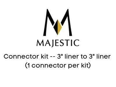 Majestic Chimney Venting Majestic Connector kit -- 3" liner to 3" liner (1 connector per kit)