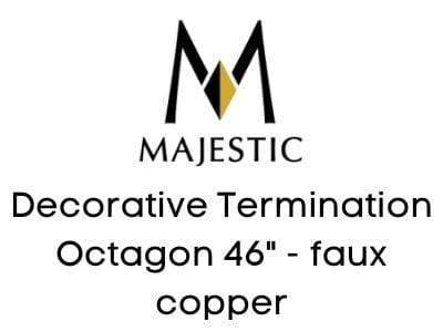 Majestic Chimney Venting Majestic Decorative Termination Octagon 46" - faux copper