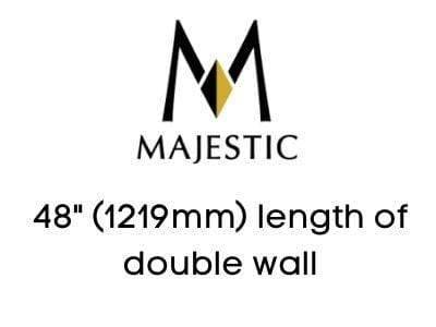 Majestic Chimney Venting Majestic DVP 48" (1219mm) length of double wall - DVP48