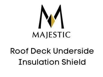 Majestic Chimney Venting Majestic DVP Components - Roof Deck Underside Insulation Shield