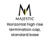 Majestic Chimney Venting Majestic DVP - Horizontal high rise termination cap, standard base - DVP-HRC-SS