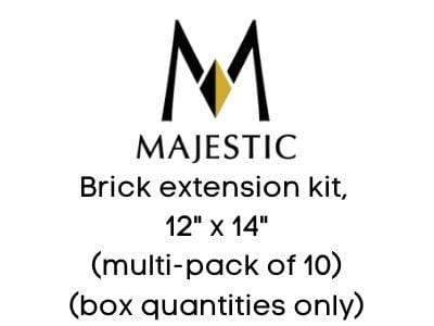 Majestic Chimney Venting Majestic DVP Termination Kit - Brick extension kit, 12" x 14" - DVP-BEK2