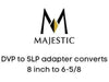 Majestic Chimney Venting Majestic DVP to SLP adapter converts 8 inch to 6-5/8