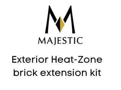 Majestic Chimney Venting Majestic Exterior Heat-Zone brick extension kit