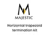 Majestic Chimney Venting Majestic Horizontal trapezoid termination kit