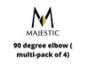 Majestic Chimney Venting Majestic Legacy Components-MultiPk - 90 degree elbow