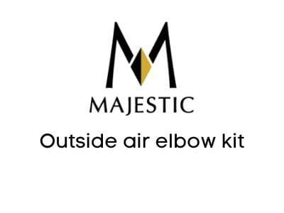 Majestic Chimney Venting Majestic Outside air elbow kit