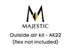 Majestic Chimney Venting Majestic Outside air kit - AK22