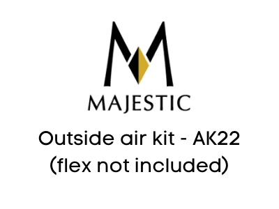 Majestic Chimney Venting Majestic Outside air kit - AK22