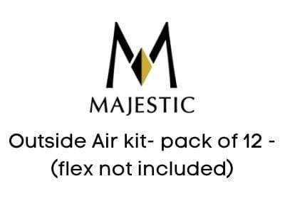 Majestic Chimney Venting Majestic Outside Air kit- pack of 12 - (flex not included)