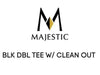 Majestic Chimney Venting Majestic Pellet Vent Pro - BLK DBL TEE W/ CLEAN OUT - DV-3PVP-DBTB1