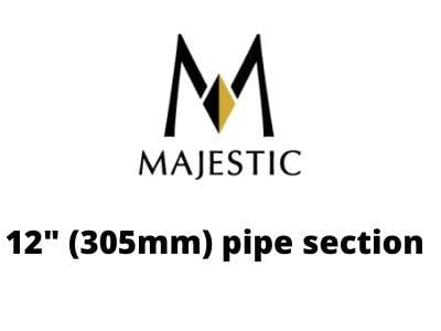 Majestic Chimney Venting Majestic SL1100 Wood Pipe - 12" (305mm) pipe section