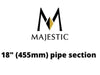 Majestic Chimney Venting Majestic SL1100 Wood Pipe - 18" (455mm) pipe section