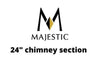 Majestic Chimney Venting Majestic SL300 Series Pipe - 24" chimney section