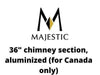 Majestic Chimney Venting Majestic SL300 Series Pipe - 36" chimney section, aluminized