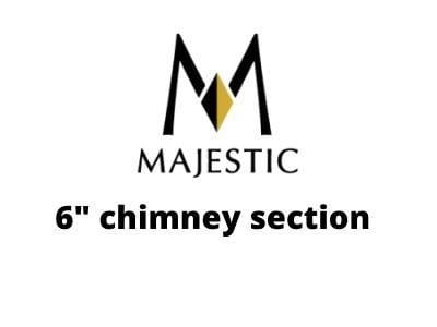 Majestic Chimney Venting Majestic SL300 Series Pipe - 6" chimney section