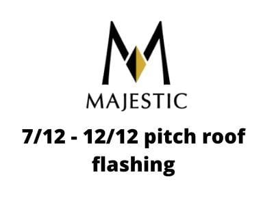 Majestic Chimney Venting Majestic SL300 Series Pipe - 7/12 - 12/12 pitch roof flashing