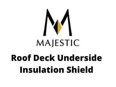 Majestic Chimney Venting Majestic SL300 Series Pipe - Roof Deck Underside Insulation Shield