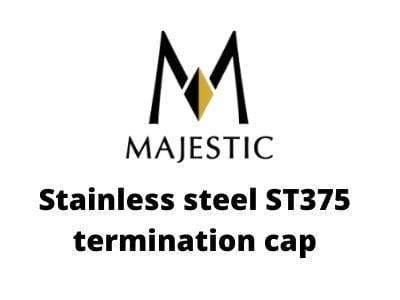 Majestic Chimney Venting Majestic SL300 Series Pipe - Stainless steel ST375 termination cap
