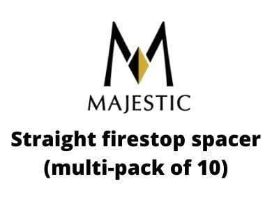 Majestic Chimney Venting Majestic SL300 Series Pipe - Straight firestop spacer