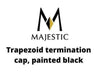 Majestic Chimney Venting Majestic SL300 Series Pipe - Trapezoid termination cap, painted black