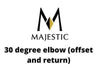 Majestic Chimney Venting Majestic SL400 Series Pipe - 30 degree elbow