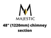 Majestic Chimney Venting Majestic SL400 Series Pipe - 48" (1220mm) chimney section