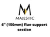 Majestic Chimney Venting Majestic SL400 Series Pipe - 6" (150mm) flue support section