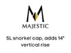 Majestic Chimney Venting Majestic SLP - SL snorkel cap, adds 14" vertical rise