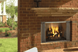 Majestic Majestic 42 Inch Villawood Outdoor Wood Burning Fireplace with Herringbone Refractory Panel