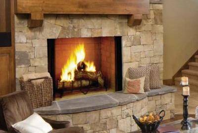 Majestic Majestic Biltmore 50 Inch Radiant Wood Burning Fireplace