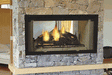 Majestic Wood Burning Fireplace Majestic 42 Inch Designer Series Radiant See-Through Wood Burning Fireplace - DSR42