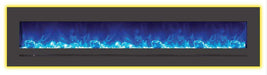 Sierra Flame Sierra Flame 88" Linear Electric Fireplace - WM-FML-88-9623-STL