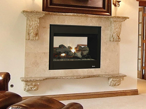 Superior Direct Vent Gas Fireplace Superior 35" Pro Series Direct Vent See-Through Fireplace - DRT35STDEN