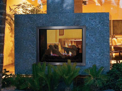 Superior Direct Vent Gas Fireplace Superior 40" Signature Series Direct Vent See-Through Gas Fireplace - DRT63ST